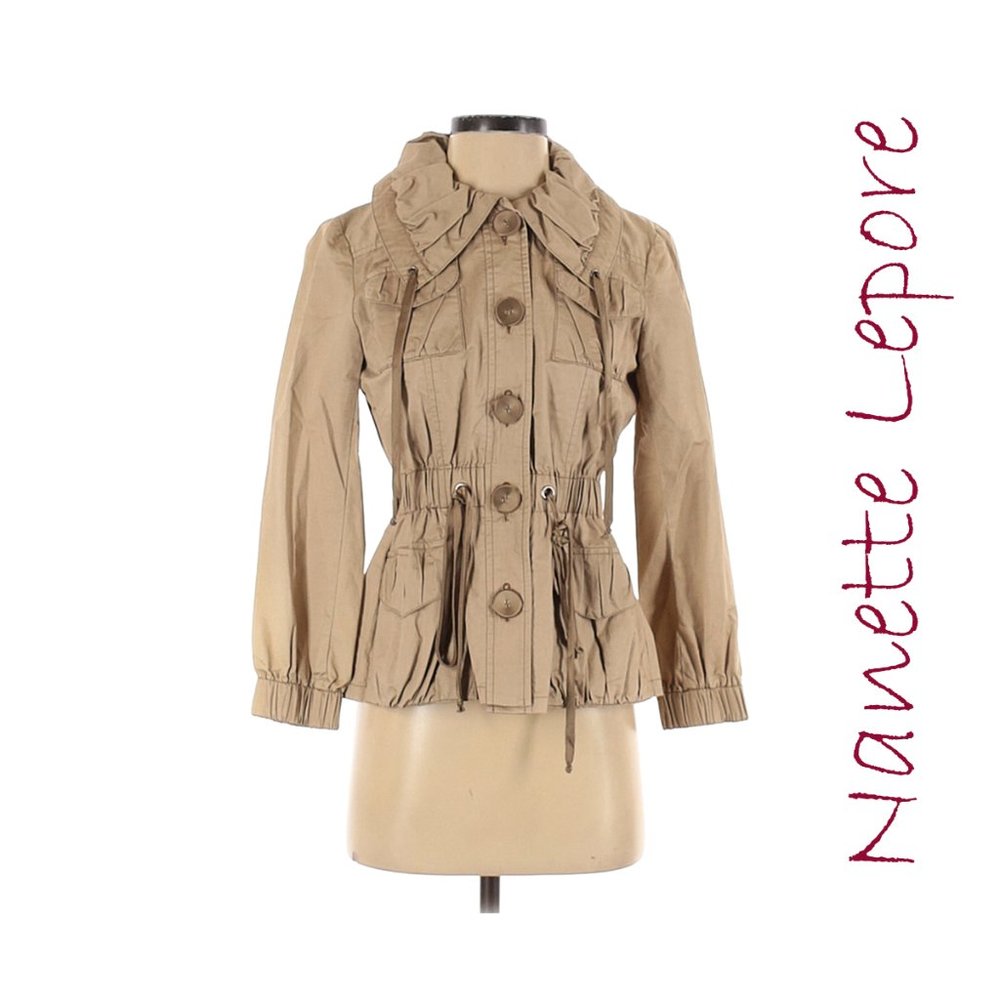 *Rare* Nanette Lepore French Court Jacket in Brown, NWT